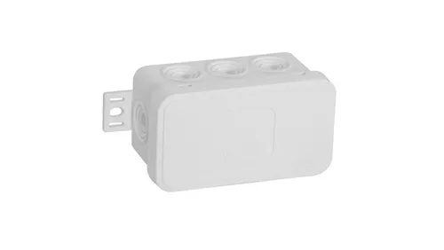 Abzweigkasten Aufputz 038-01 - 45x80x41 mm, IP54 Schutzart, halogenfreies Material für erhöhte Sicherheit