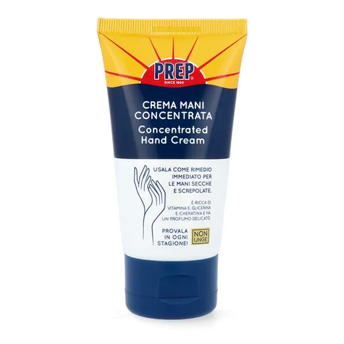 PREP Crema Mani Handcreme 75ml - Handcreme aus Italien mit intensiv pflegender Formel für weiche Hände und gesunde Nagelhaut – ideal für trockene Haut.