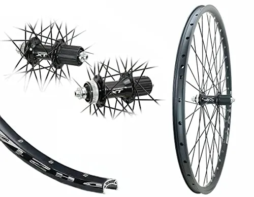 Hinterrad 28 Zoll DH21 Disc schwarz Shimano XT M8000 Centerlock 8-10 Fach 21-622