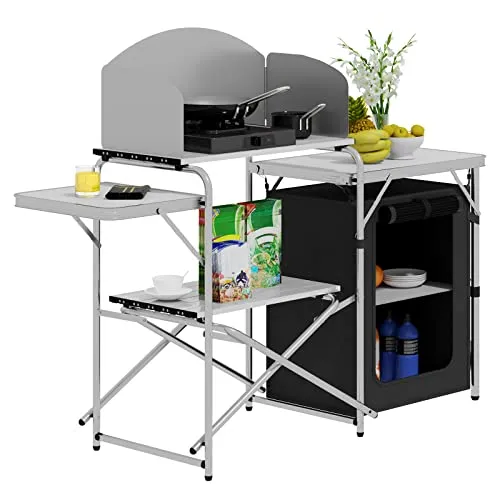 WOLTU faltbarer Campingschrank mit Tragetasche von WOLTU