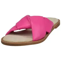 BAGATT D31-A7C94 Damen Pantolette, Pink, 37 EU - Clogs für Damen mit über Kreuz geflochtenem, veganem Obermaterial und weichen Innensohlen für höchsten Tragekomfort in der warmen Jahreszeit.