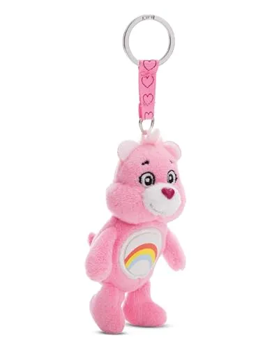 NICI Glücksbärchis Schlüsselanhänger Hurrabärchi 10cm - Plüschiger Kuscheltier Anhänger für Kinder & Erwachsene, Mit Schlüsselring für Schlüsselband, bund und -halter - 61370