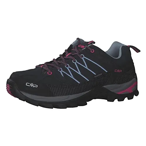 CMP Rigel Low WP Damen Wanderschuhe - Wasserdichte Trekking-Schuhe mit FullOn GRIP Sohle für besten Halt auf nassen und trockenen Oberflächen, ideal für Outdoor-Abenteuer.