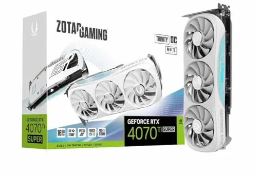 ZOTAC GAMING GEFORCE RTX 4070 Ti SUPER Trinity OC WHITE EDITION