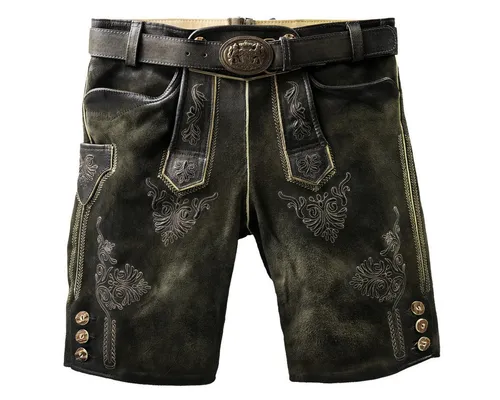 Maddox Trachtenlederhose Ammersee Herren - Hochwertige Trachtenlederhose aus feinstem Leder mit eleganten Stickereien. Ideal für festliche Anlässe und den Alltag. Komfortable Passform und stilvolles Design machen sie zum perfekten Begleiter.
