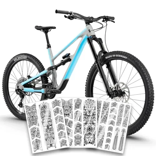 Produktbild unleazhed MTB-Rahmenschutzfolie BP01 Schwarz