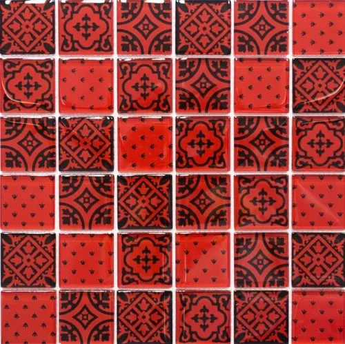 Wand- & Deckenfliesen Rot von MOSANI