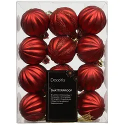 Weihnachtsbaumschmuck Rot von Kaemingk