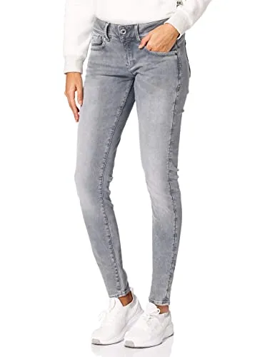 G-Star Lynn Skinny Wmn Jeans, Faded grau, W30 L30 - Damen Jeans im Skinny Fit, aus hochwertigem Denim für optimalen Tragekomfort und modernen Look. Perfekt für jeden Anlass!