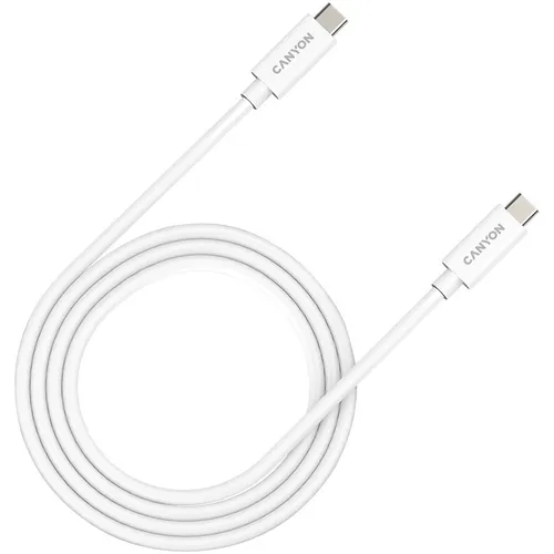 Produktbild CANYON Kabel UC-44 USB-C auf USB-C 240W 40Gbps 4k 1m Weiß
