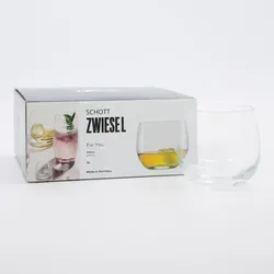 4er-Pack weiße Whiskygläser