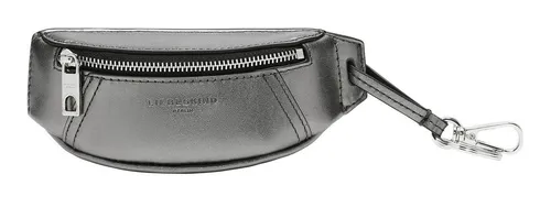 Liebeskind BERLIN Chudy Silver Stone Pendant - Damen-Clutch mit praktischem Karabinerhaken und Schlüsselring, ideal zum sicheren Verstauen von Kleinigkeiten, Maße: 15 x 5 x 3 cm.