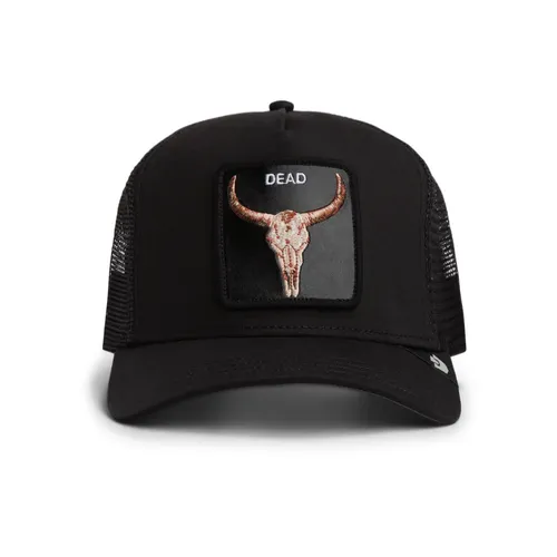 GOORIN Bros. Dead Skull Trucker Cap – Stylisches Basecap - Klassische Trucker Cap mit Totenschädel-Motiv. Hochwertige Materialkombination aus Polyester und Baumwolle. Ideal für den täglichen Gebrauch, mit verstellbarem Verschluss für optimalen Sitz.