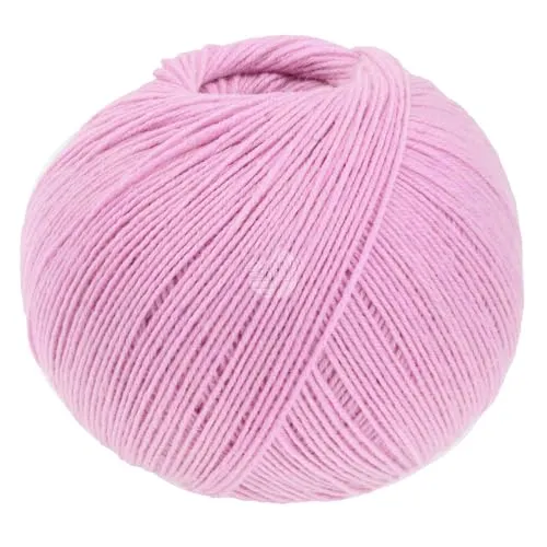 LANA GROSSA Cool Wool 4 Socks | Merino-Sockengarn aus mehrfach verzwirnten Einzelfäden | Handstrickgarne aus 75% Schurwolle (Merino extrafein) | 100g Wolle zum Stricken & Häkeln | 420m Garn FB 7718