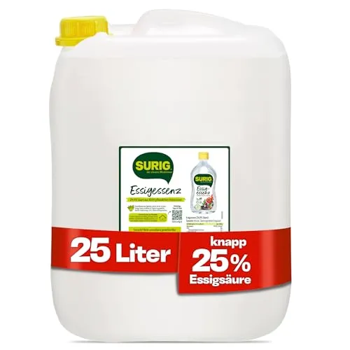 Produktbild SURIG Essigessenz 25kg mit 25% Essigsäure