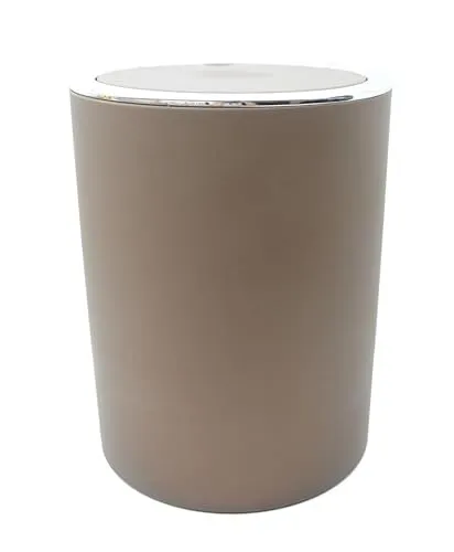 TrendLine Kosmetikeimer Ring braun 5 l Badeimer Mülleimer Abfalleimer