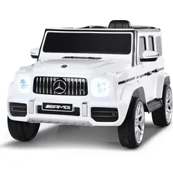 GOPLUS 12V Elektroauto Mercedes Benz G63 für Kinder - Elektrisches Kinderfahrzeug mit 2 Steuerungsmodi, LED-Lichtern und sanftem Start. Ideal für Kinder von 3-8 Jahren, fördert Spiel und Koordination. Perfektes Geschenk für kleine Autofans!