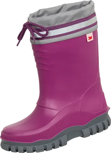 Bockstiegel Arktis Kinderwinterstiefel gefüttert Gummistiefel - Gummistiefel für Kinder, leichtes und formbeständiges Material, ideal für kalte Temperaturen. Rutschfeste Sohle und Sicherheitsreflektoren sorgen für optimalen Schutz und Komfort.