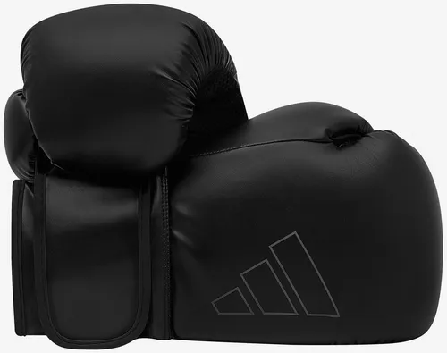 adidas Performance Boxhandschuhe Hybrid 80 schwarz 14 - Boxhandschuhe aus strapazierfähigem Kunstleder mit AEROREADY-Technologie, ideal für Training und Wettkampf, Größe 14 oz, Klettverschluss für sicheren Halt.