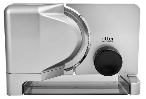 ritter E 16 Elektrischer Allesschneider - Made in Germany, stufenlos einstellbar von hauchdünn bis 20 mm, ideal für Brot, Obst und Gemüse