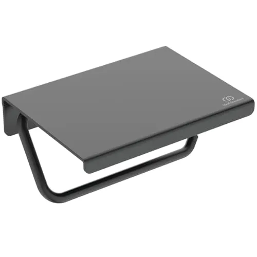 Ideal Standard Papierrollenhalter mit Ablage Schwarz Matt von Ideal Standard