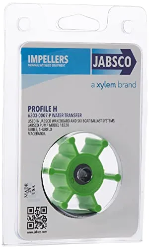 Jabsco 6303-0007-P Impeller Kit - Ersatzteil-Kit für Bootsmotoren, sorgt für zuverlässige Kühlung und optimalen Betrieb Ihres Motors – ideal für Notfälle auf See.