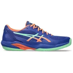 Asics Solution Swift FF 2 Padel - Sportlicher Padelschuh in blau 44 EU - Fußballschuhe mit sportlichem Stil, optimaler Halt und Komfort für leidenschaftliche Padelspieler.