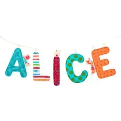 Lilliputiens Buchstabe Stoff : Buchstabe W Buchstaben Sortierung: Buchstabe W - Rot