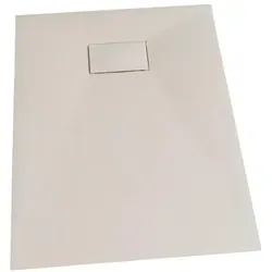 Sanotechnik Duschwanne SMC Brausetasse 100x80cm - Duschwanne in rechteckig, schneidbar und barrierefrei extraflach, ideal für komfortable und sichere Badezimmerlösungen.