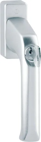 HOPPE Fenstergriff Dreh/Kipp abschließbar London Aluminium Natur 013S/U34 - 8004525