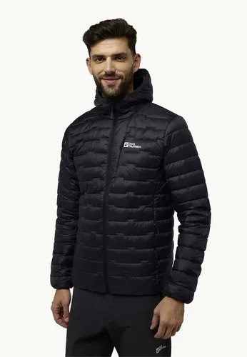 Jack Wolfskin Passamani Down Hoody M RDS, Phantom, XXL EU - Skitourenjacke für Männer, leichter und verstaubarer Daunenhoodie mit einstellbarem Saum und Kapuze für optimale Anpassung.