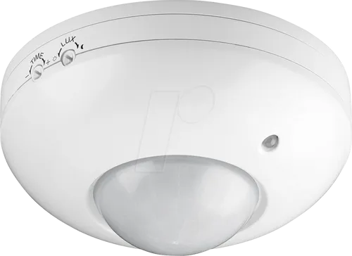 GB 95172 - IR-Bewegungsmelder 360° - Bewegungsschalter für Deckenmontage mit 360° Erfassung und 6 m Reichweite, ideal für die präzise Erkennung von Personen und Tieren im Innenbereich.