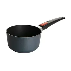 WOLL Guss-Stieltopf Diamond Lite, schwarz - Kochtöpfe - Hochwertiger Aluminium-Guss mit fünflagiger Diamant-Versiegelung, abnehmbarer Stiel und backofenfest bis 300°C.