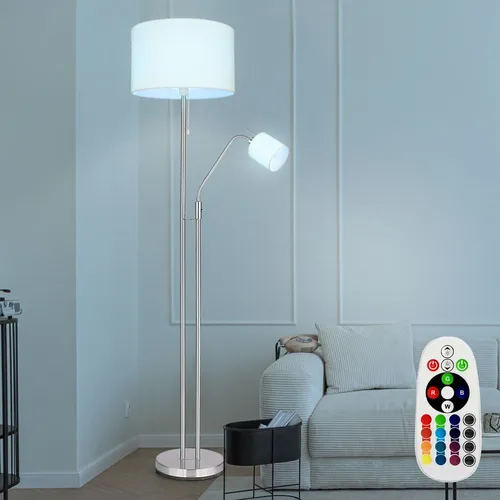 Elegante Stehleuchte Wohnzimmer mit RGB-Fernbedienung von GLOBO LIGHTING