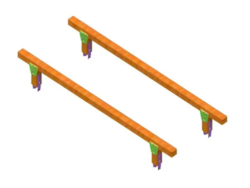 Schwebebalken Balanceweg für Kinder