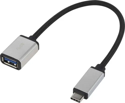 Renkforce USB 3.2 Gen 1 (USB 3.0) Adapter [1x USB-C® Stecker - 1x USB 3.2 Gen 1 Buchse A (USB 3.0)] RF-USBA-MS-01 0.15