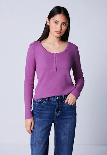 STREET ONE STUDIO Langarmshirt mit Rundhalsausschnitt