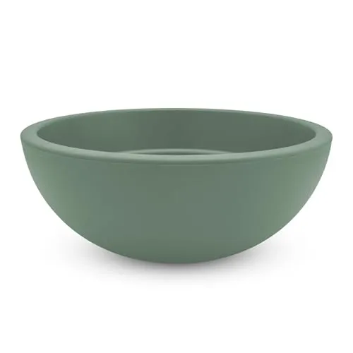 Spetebo Kunststoff Pflanzschale rund grün von Spetebo