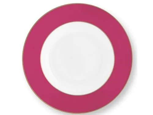 Pip Studio 51001355 Chique Suppenteller gold-pink 23,5 cm (1 Stück)