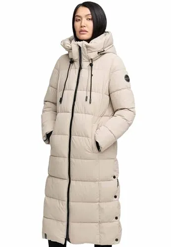 MARIKOO Damen Winterjacke B985 in braun von Marikoo