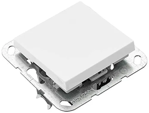 Gira 012603 Tastschalter Wechsel System 55, Weiß von Gira