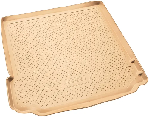 Gummi Kofferraumwanne passend für BMW X5 | Typ E70 | 2006-2013 | BEIGE - Passgenaue Kofferraumwanne aus Gummi für BMW X5, wasserdicht und mit hohem Rand für optimalen Schutz vor Schmutz und Nässe.