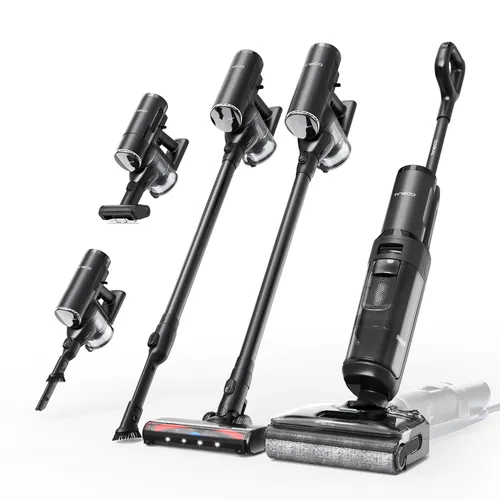 Tineco FLOOR ONE Switch S7 Stretch Premium Nass-Trocken-Sauger - Multifunktionaler Nass-Trocken-Sauger mit innovativem Selbstreinigungssystem für mühelose Reinigung. Ideal für Tierhaare und enge Räume, mit bis zu 50 Minuten Laufzeit.