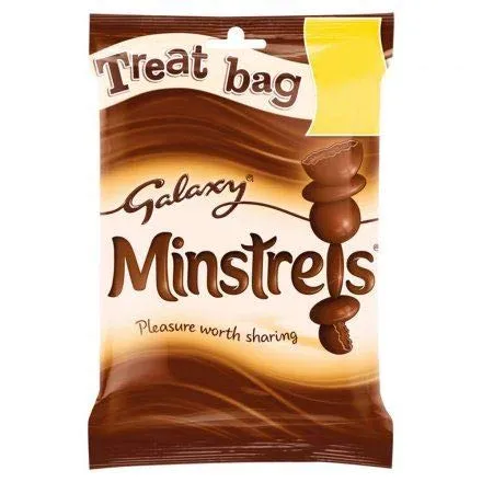 Minstrels Treat Schokokugeln Beutel - 80g - 10er-Packung