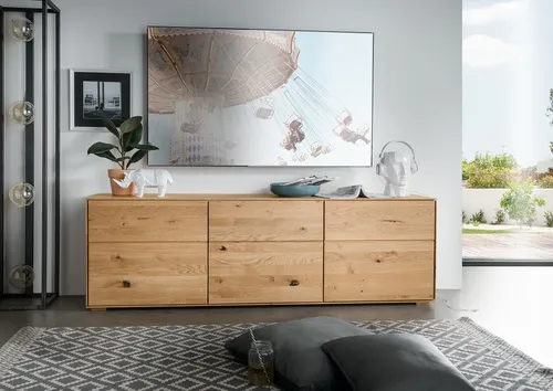 Produktbild Main Möbel Sideboard 'Prag' 172cm in Wildeiche geölt