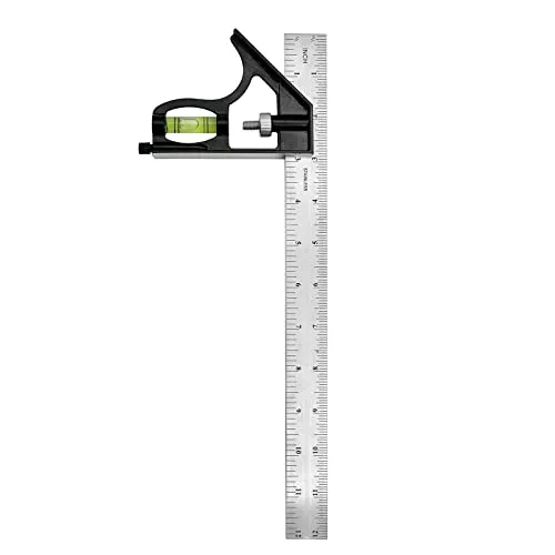 cm Kombinationswinkel, Tischlerarbeiten, Holzbearbeitungs-Messwerkzeuge, Kombinationswinkel-Set, Metalllineal, Rahmenquadrat, T-Lineal, Rahmenwinkel, Metallvierkant 30