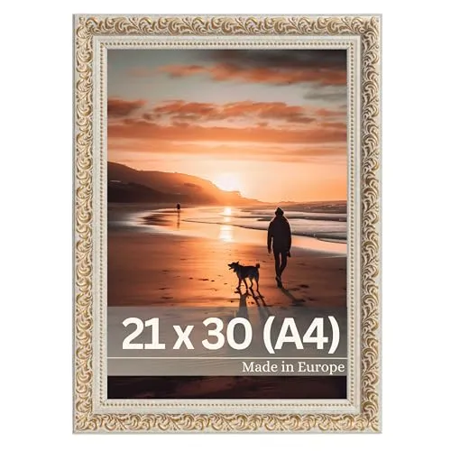 Victor (Zenith) Bilderrahmen Rubens 20x30 cm Beige Gold A4 in beige von Victor (Zenith)