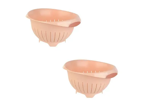 Engelland Nudelsieb Abtropfsieb, Seiher, Kunststoff, (Vorteils-Set, 2-St., Ø 24,5 cm), spülmaschinengeeignet, BPA-frei, lebensmittelecht
