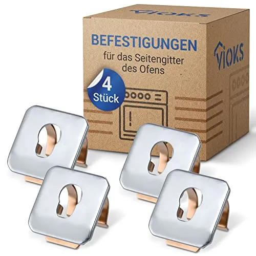 VIOKS Buchsen SET 4x Ersatz für Bosch 00631174 / Herd Siemens Backofen Zubehör für Backofen Gitter & Backofen Bosch Herd Ersatzteile/Siemens Ersatzteile/Constructa Backofen Ersatzteile