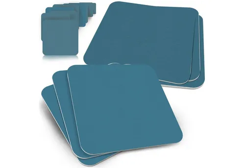 Funke & Brand Bierdeckel Blau eckig 50 Stück